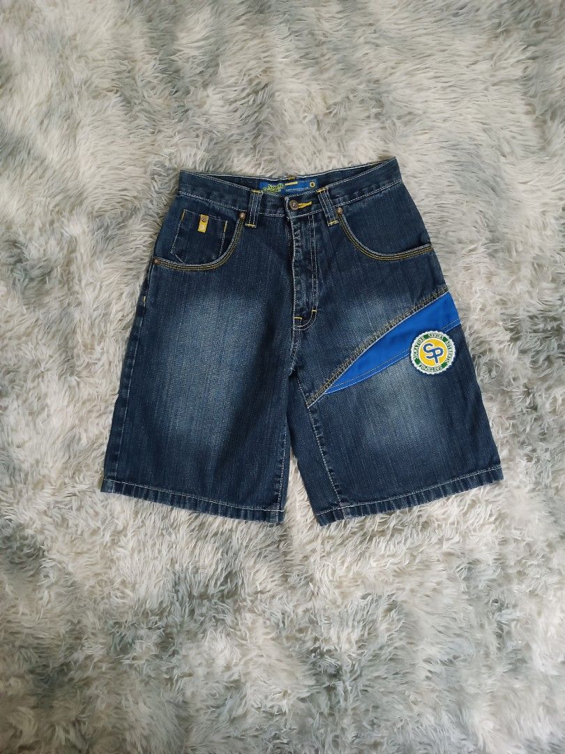 Y2k Southpole Yellow tab Jorts (Category: Jeans) located in Mandaluyong City. Submitted by retro.199x (Listing ID 1460795750, Image 3). Description: SIZE 16 YOUTH ON TAG Waist: 26-27 Length: 20 Thigh: 12 Leg Opening: 11 EXCELLENT CONDITION.
