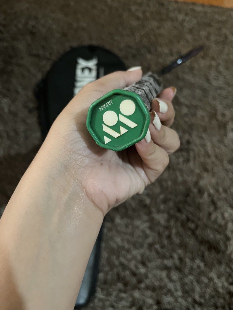 Yonex Aerotus Badminton Racket with Cover (Category: Racket and Ball Sports) located in Manila. Submitted by ronalynrey57532 (Listing ID 1460875656, Image 3). Description: - Yonex Aerotus badminton racket - Includes original Yonex cover - Grip has some signs of wear - Racket strings are intact - Ideal for casual play or practice sessions - Ready for your next game!.