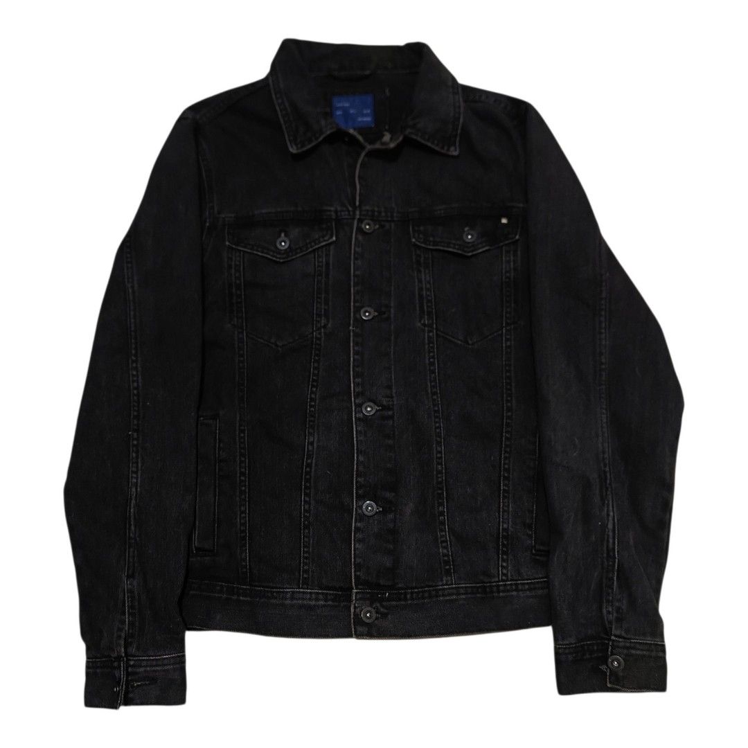 Zara black denim jacket (Category: Coats, Jackets and Outerwear) located in Abucay. Submitted by gibzzz123 (Listing ID 1460763406, Image 1). Description: • All items are ON HAND and ready to be shipped/picked up. • Items are preloved/ukay, so please expect minimal signs of usage unless stated otherwise. • No major issues — good condition unless otherwise indicated in the listing. • Actual color may slightly vary due to lighting and screen setting