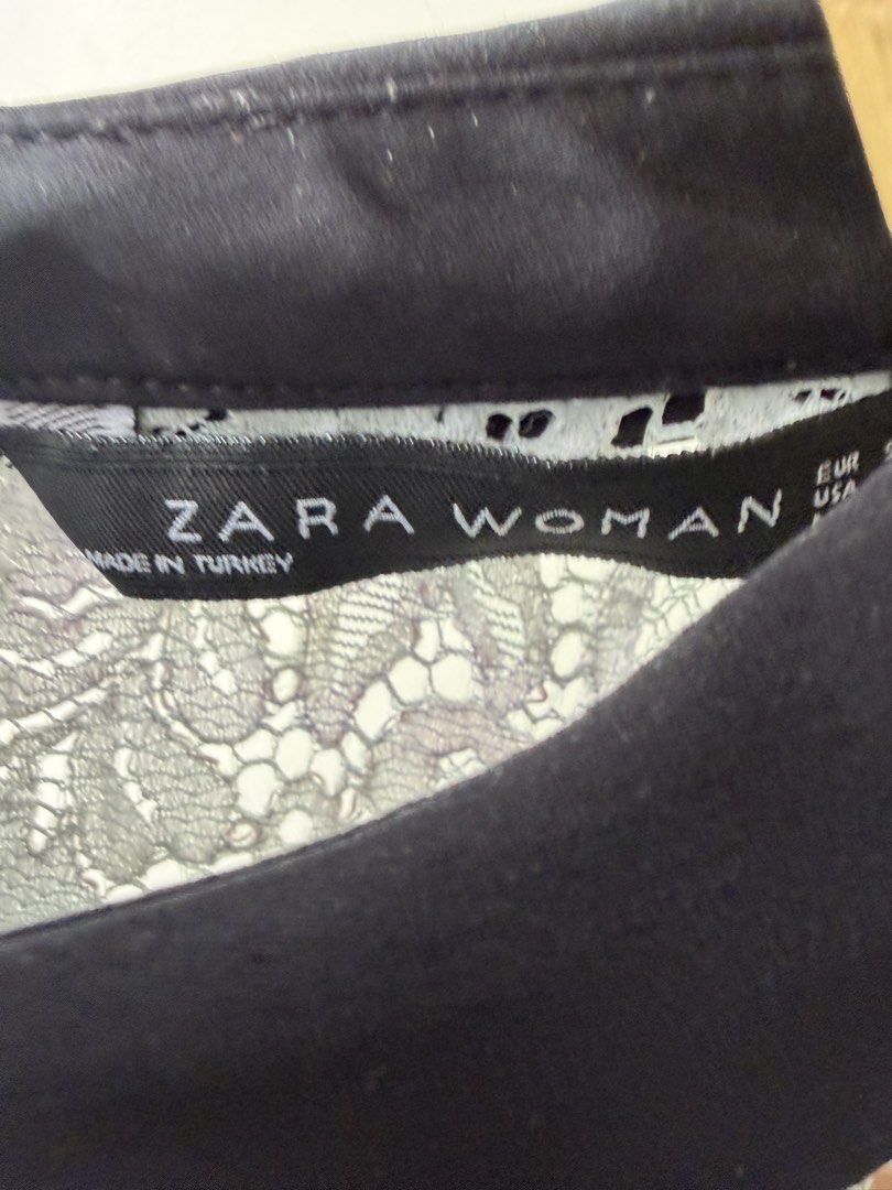 Zara blue lace blouse (Category: Blouses) located in Manila. Submitted by coolandchic (Listing ID 1460763501, Image 2). Description: .