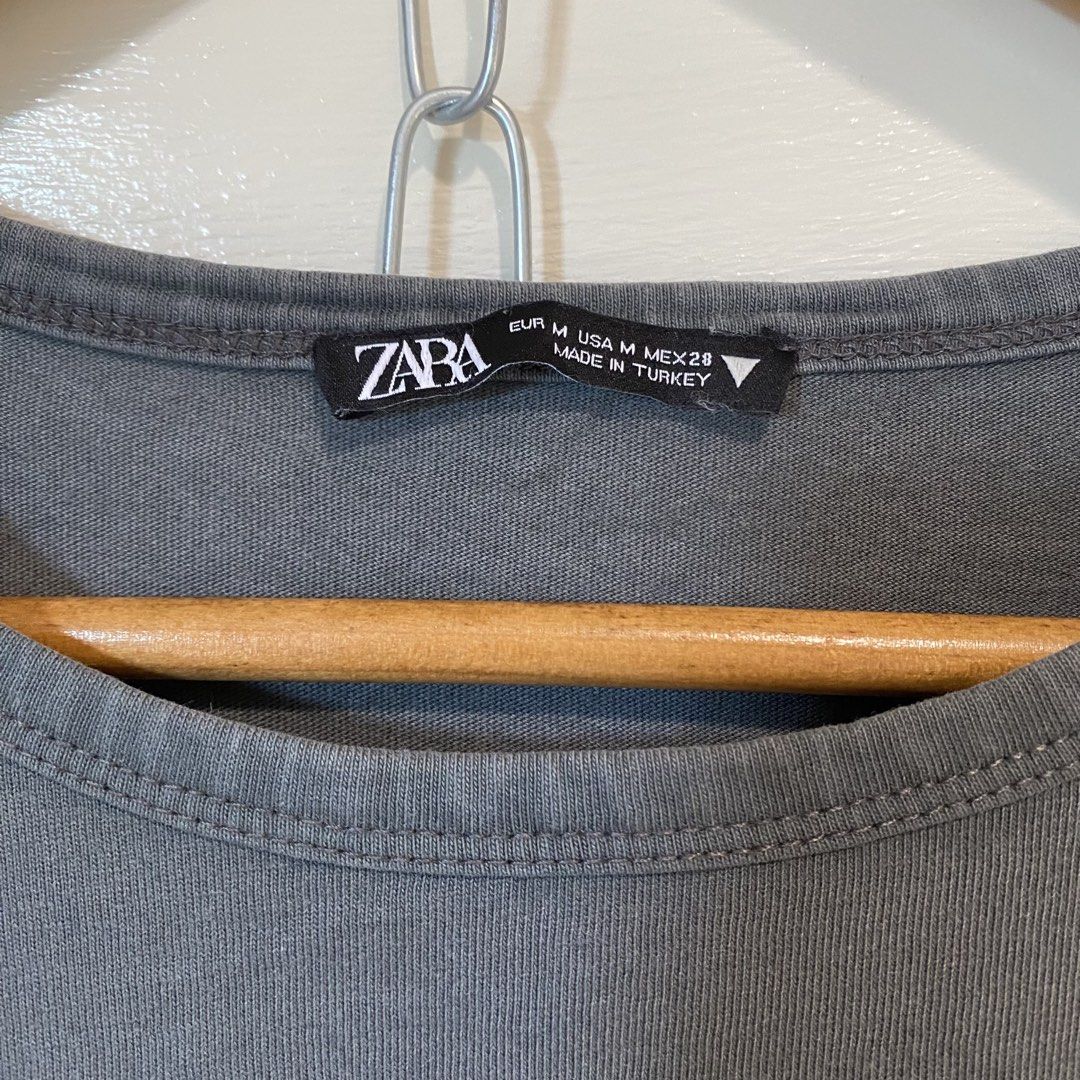 Zara Croptop (Category: Shirts) located in Cavite. Submitted by branchee_chic (Listing ID 1460845424, Image 2). Description: M-L 🌸A LITTLE NOTE FROM BRANCHEE CHIC🌸 All items are preloved / secondhand and freshly washed, so please manage your expectations. Minor signs of wear or minimal washable stains may be present. Colors may slightly vary from photos due to lighting and screen settings. Please check all photos carefully before purchasing💗 ✨