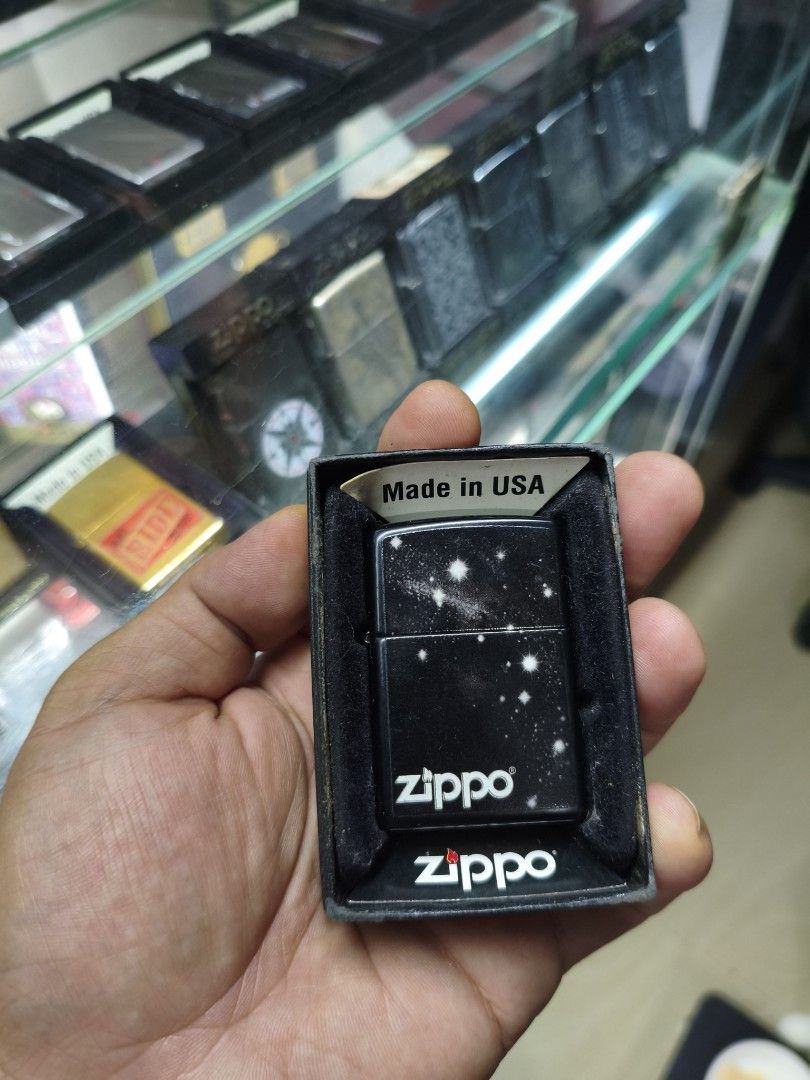 Zippo Galaxy Black Matte (Category: Luxury Accessories) located in Paranaque City. Submitted by Sensation (Listing ID 1460724943, Image 1). Description: Brand New with box. free refill of Zippo fluid if booked via lalamove..