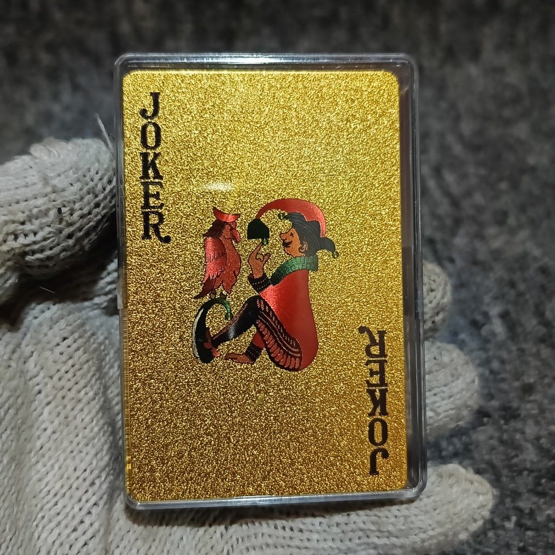 24K Gold Plated Playing Cards Poker Game Deck (Category: Board Games & Puzzles) located in Meycauayan. Submitted by ka_luma (Listing ID 1461075219, Image 2). Description: .