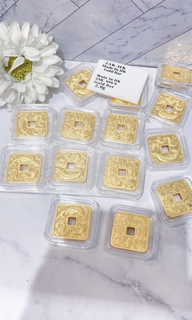 24k HongKong gold bar (Category: Precious Stones) located in Manila. Submitted by bhelgoldseller2ndaccount (Listing ID 1461069995, Image 2). Description: New!!✨New!!✨New!! Authentic 24k HongKong Golds 💯pawnable/naisasanla 💯with high appraisal rate 💯good investment 💯Direct supplier price 👉OPEN for resellers 🌺please take time to evaluate their actual sizes and grams 👉Best panggift for all occasions ✅ Sold per grams not per piece Kya lowest p