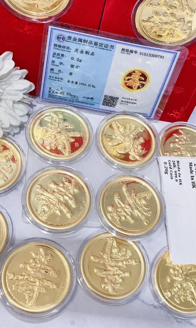 24k HongKong gold coin (Category: Precious Stones) located in Manila. Submitted by bhelgoldseller2ndaccount (Listing ID 1461069580, Image 3). Description: New!!✨New!!✨New!! Authentic 24k HongKong Golds 💯pawnable/naisasanla 💯with high appraisal rate 💯good investment 💯Direct supplier price 👉OPEN for resellers 🌺please take time to evaluate their actual sizes and grams 👉Best panggift for all occasions ✅ Sold per grams not per piece Kya lowest 