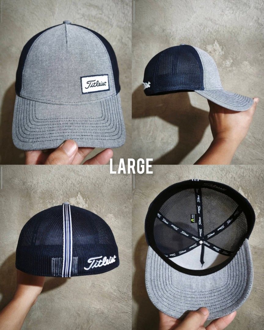 2 PCS TITLEIST GOLF HATS (LARGE) (Category: Golf) located in Muntinlupa City. Submitted by themakhatter (Listing ID 1461109020, Image 3). Description: 1250 +SF 2 PCS TITLEIST GOLF HATS BEST FITS LARGE HEAD FRAME BOTH ARE IN EXCELLENT LIKE NEW CONDITION WASHED AND READY TO WEAR.