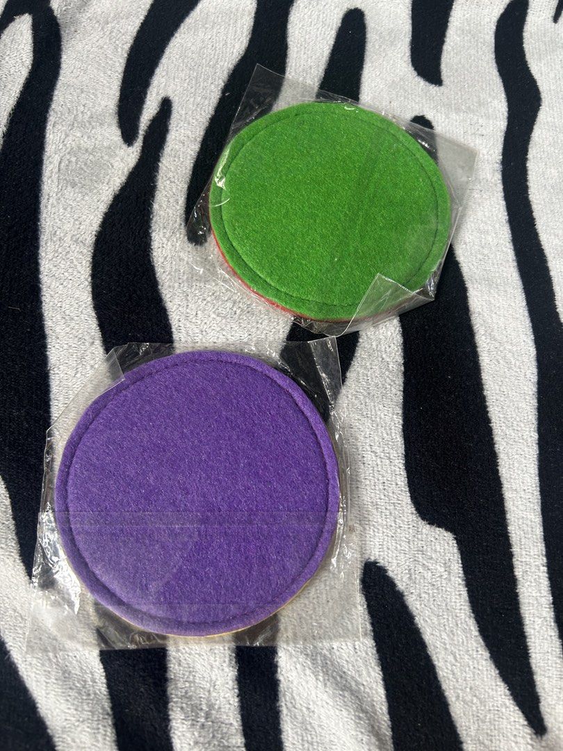 2pcs Godbless and Amen Felt Coasters set (Category: Coffee & Tea Tableware) located in General Trias. Submitted by aprilocampo0412 (Listing ID 1460975181, Image 2). Description: 2pcs Godbless and Amen Felt Coasters set.