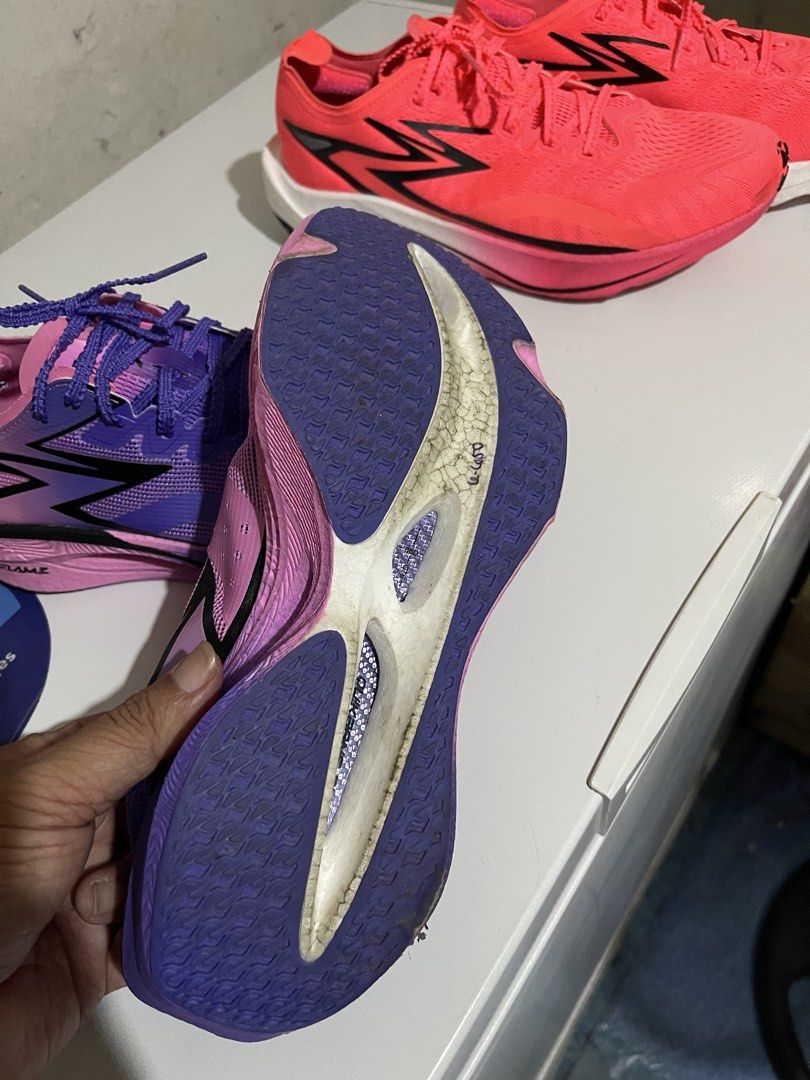 361 Degrees Flame Running Shoes - Purple Pink Gradient (Category: Sneakers) located in Mandaluyong City. Submitted by mark2pac (Listing ID 1461076154, Image 2). Description: - 361 Degrees Flame running shoes - Eye-catching purple and pink gradient design - Lightweight and breathable mesh upper - Sole shows some signs of wear, but plenty of life left - Perfect for running or workouts.