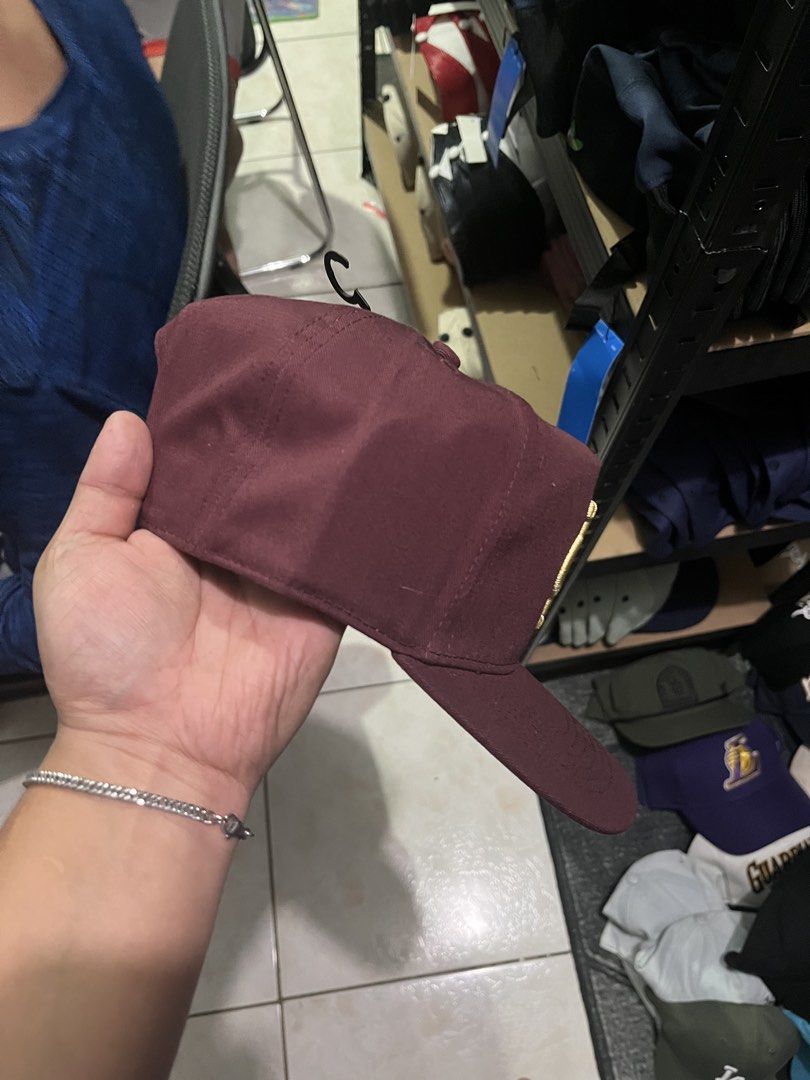 47 Brand Maroon BC Snapback Cap (Category: Caps & Hats) located in Manila. Submitted by silentdog_9924d3 (Listing ID 1461112801, Image 2). Description: - Maroon 47 Brand snapback cap - Features a gold embroidered 'BC' logo on the front - Adjustable snap closure at the back - '47' logo detail on the side - Ideal for everyday casual wear.