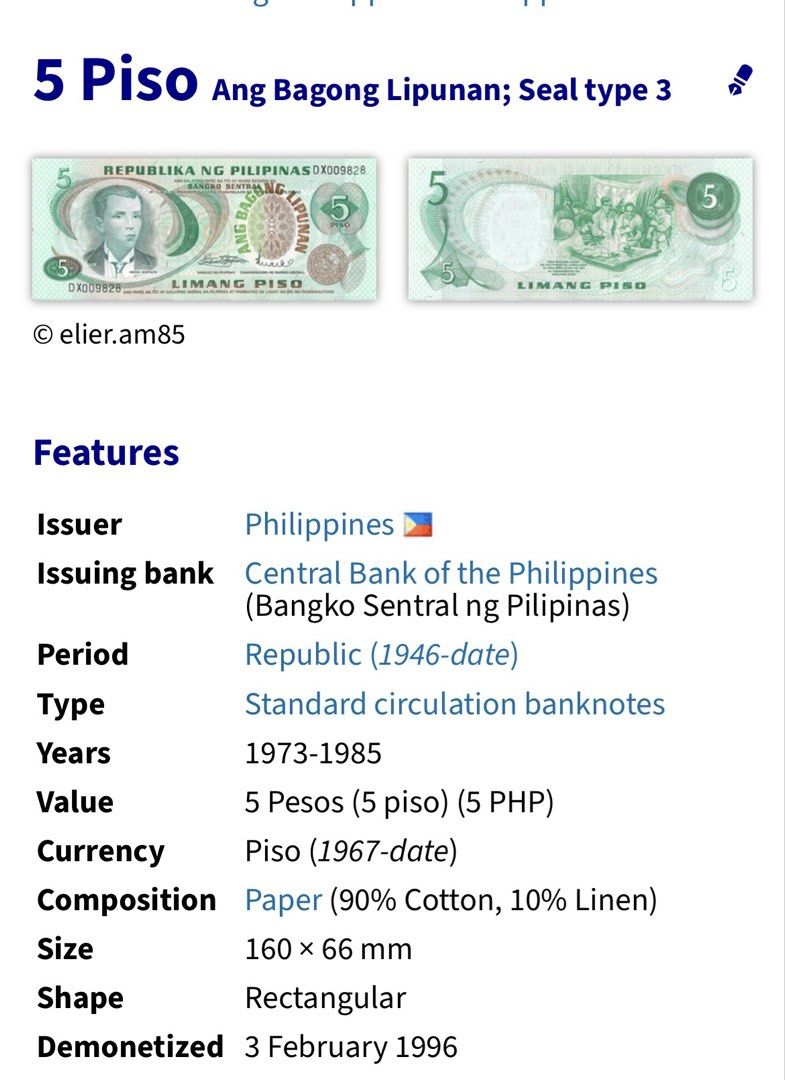 5P SEMI-HTF AU/VF RED SERIALS ABL BANKNOTE (Category: Currency) located in Roxas. Submitted by hobbyisthub (Listing ID 1461007495, Image 2). Description: CROSS-POSTED AUTHENTIC/ALMOST UNCIRCULATED/VF SHIPS 1-2 DAYS, ADD SF GCASH PAYMENT PLS DO YOUR OWN GRADING BEFORE PURCHASING PM SELLER FOR ANY QUERIES THANK YOU! .