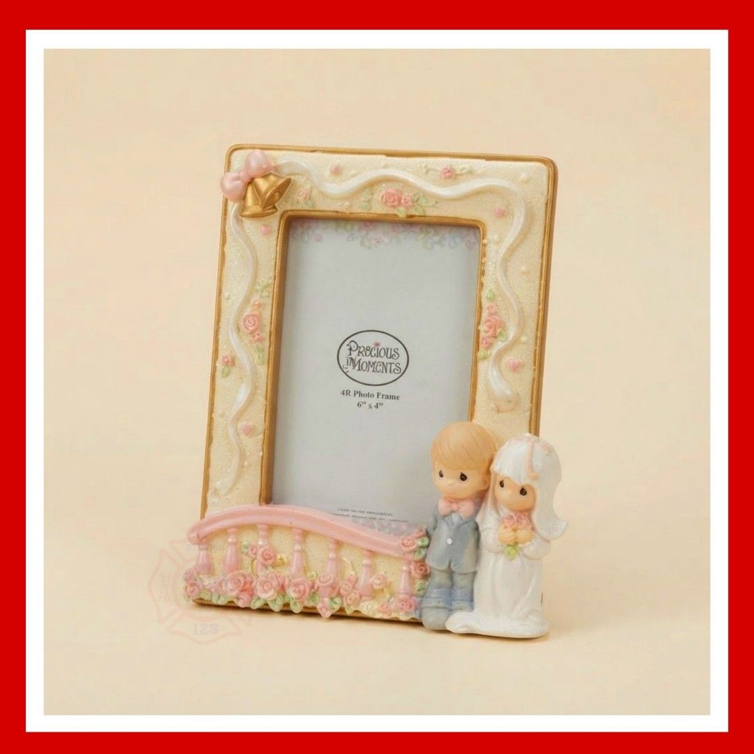 ✨ B-Precious Moments Wedding Photo Frame ✨ (Category: Frames & Pictures) located in Quezon City. Submitted by artegiftshop (Listing ID 1460978524, Image 3). Description: ✨ B-Precious Moments Wedding Photo Frame ✨ ​Capture your special memories with this adorable and romantic frame! 💕 Perfect for your wedding photos or as a lovely gift for a newlywed couple. 💒🕊️ ​📏 Size: 4R Photo Frame (6" x 4") 🎁 Condition: Brand new with box ​This image is 