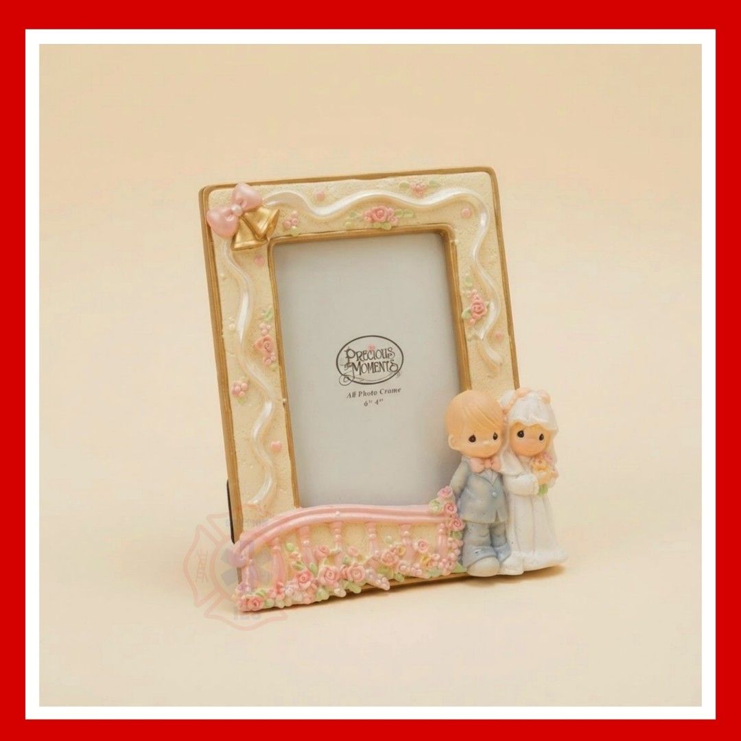 ✨ B-Precious Moments Wedding Photo Frame ✨ (Category: Frames & Pictures) located in Quezon City. Submitted by artegiftshop (Listing ID 1460978524, Image 2). Description: ✨ B-Precious Moments Wedding Photo Frame ✨ ​Capture your special memories with this adorable and romantic frame! 💕 Perfect for your wedding photos or as a lovely gift for a newlywed couple. 💒🕊️ ​📏 Size: 4R Photo Frame (6" x 4") 🎁 Condition: Brand new with box ​This image is 
