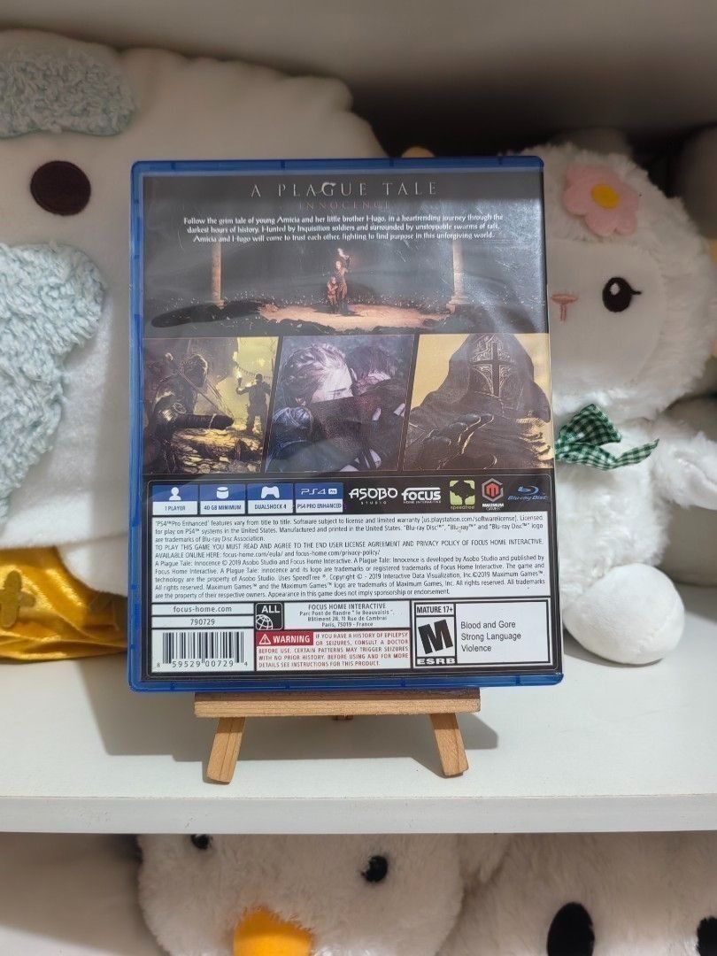 A Plague Tale Innocence Playstation Game ( PS4 ) (Category: PlayStation) located in San Jose del Monte. Submitted by chimkenugets (Listing ID 1461108850, Image 2). Description: .