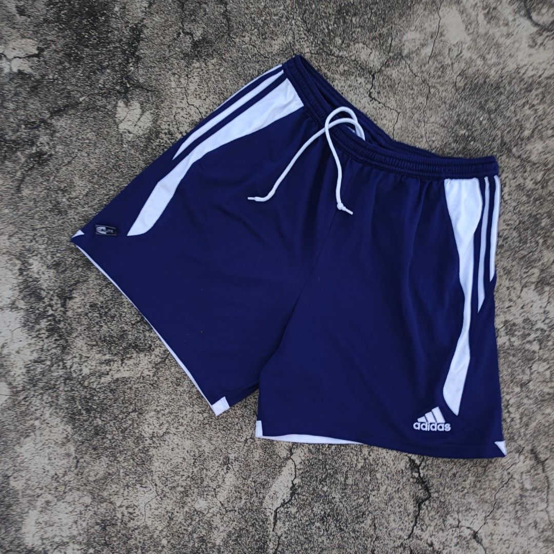 Adidas Climalite Blue Athletic Shorts (Category: Shorts) located in Davao. Submitted by waloohpuf (Listing ID 1460924928, Image 1). Description: - Blue Adidas shorts - Size XL - Climalite fabric for sweat-wicking - Elastic waistband with drawstring - Ideal for sports or casual wear.