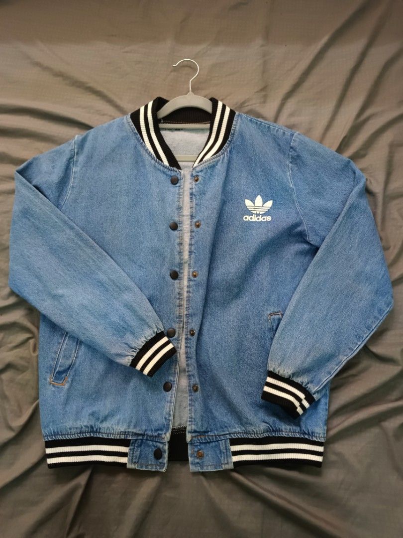 Adidas Denim Jacket (Category: Coats, Jackets and Outerwear) located in Daet. Submitted by cn_thrifter101 (Listing ID 1460940603, Image 1). Description: .