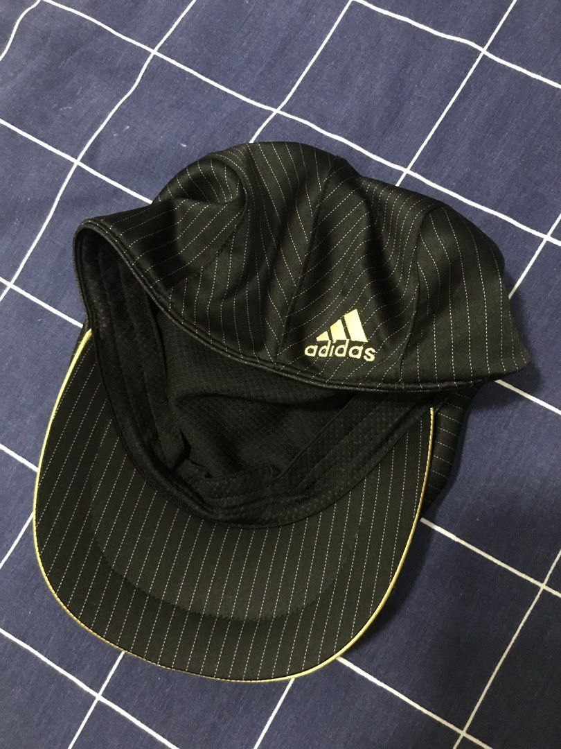 Adidas Pinstripe Flat Cap (Category: Caps & Hats) located in Manila. Submitted by terlterlterl (Listing ID 1461090284, Image 1). Description: needs wash.