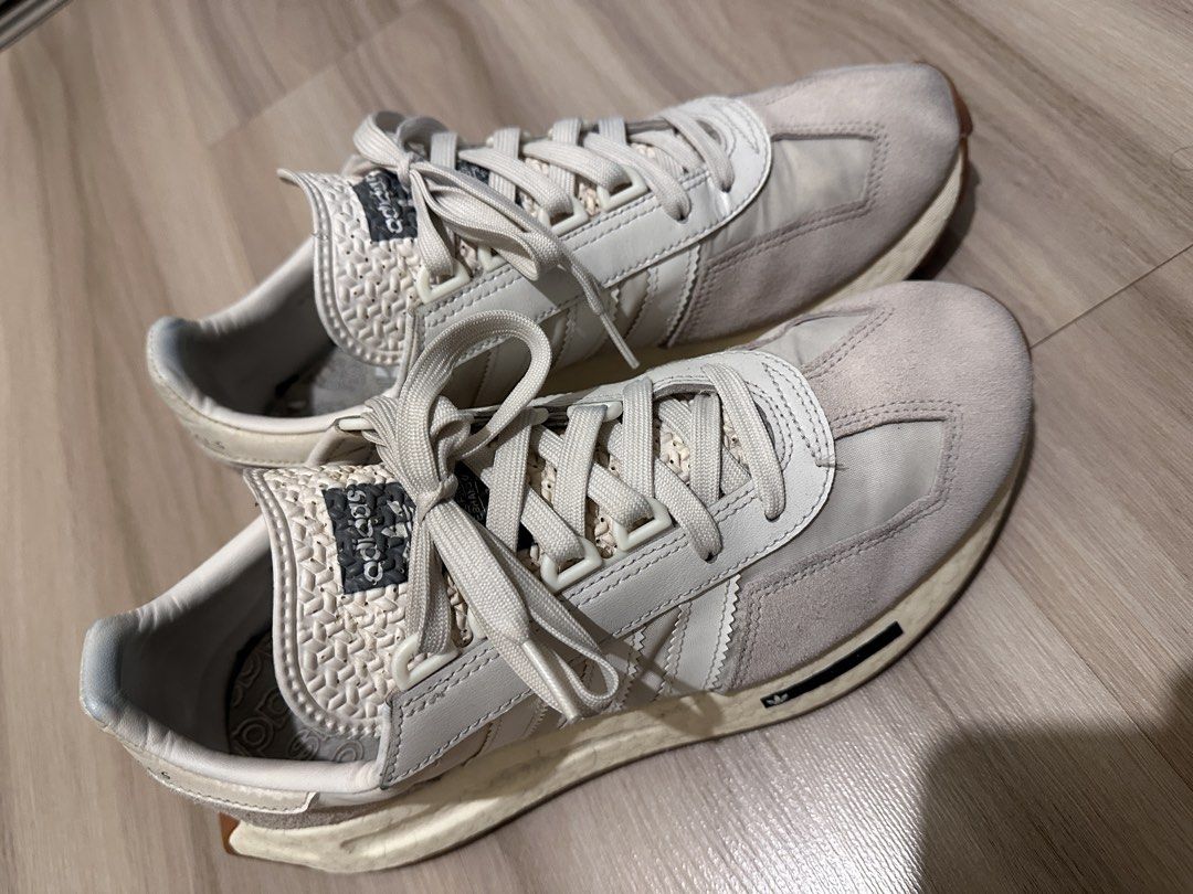 Adidas Retropy (Category: Casual Shoes) located in Mandaluyong City. Submitted by humstrat (Listing ID 1460989813, Image 2). Description: Feel free to offer - nego Color: Cream and gumsole Shipping fee not included.