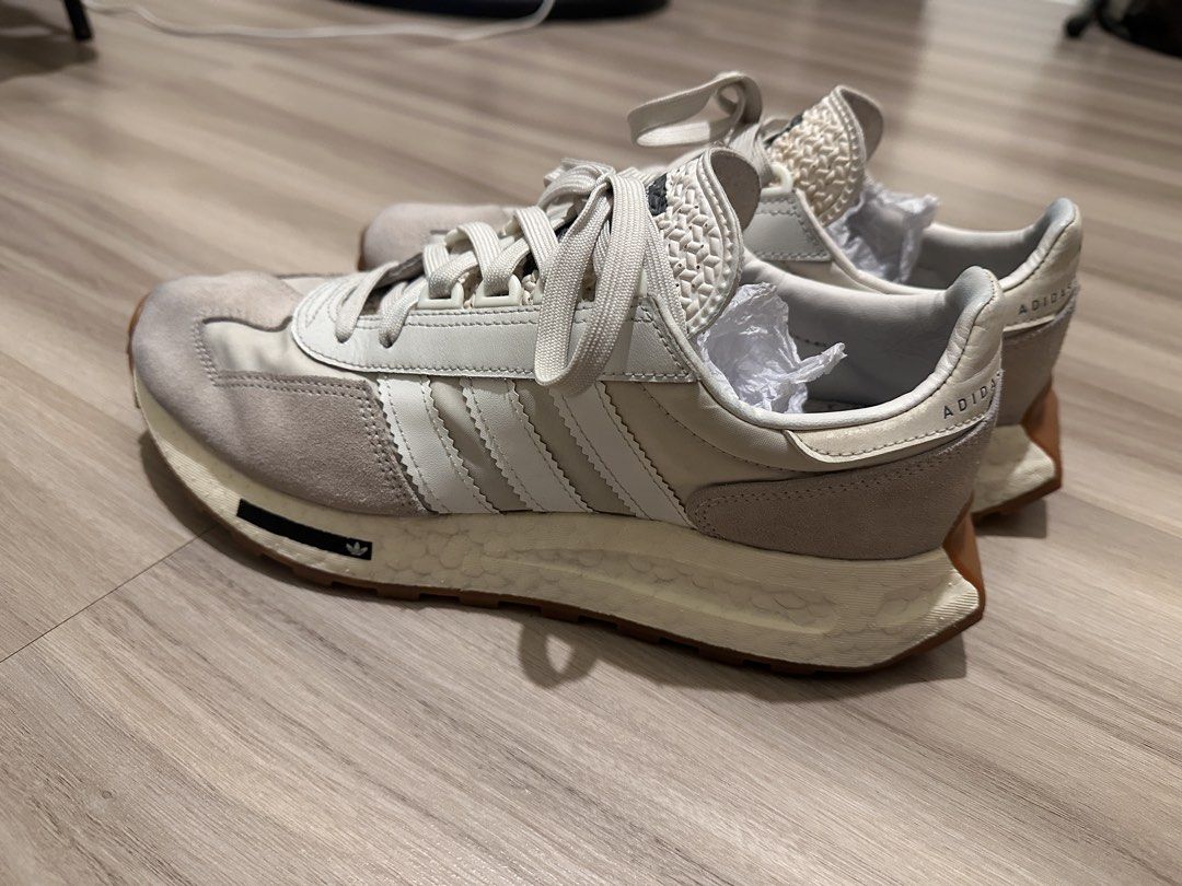 Adidas Retropy (Category: Casual Shoes) located in Mandaluyong City. Submitted by humstrat (Listing ID 1460989813, Image 1). Description: Feel free to offer - nego Color: Cream and gumsole Shipping fee not included.