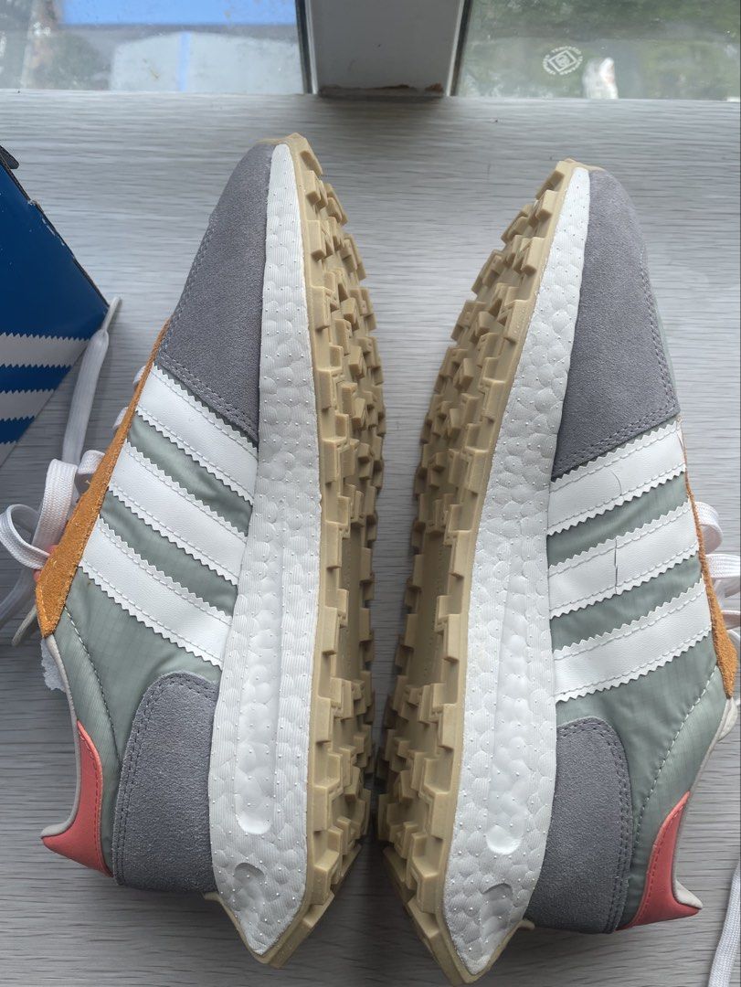 Adidas Retropy E5 Grey Orange Sneakers (Category: Sneakers) located in Quezon City. Submitted by shopgood_mnl (Listing ID 1461092088, Image 3). Description: Adidas Retropy E5 Grey Orange Sneakers Never-worn just stored, with hairline splits but can still be repaired.