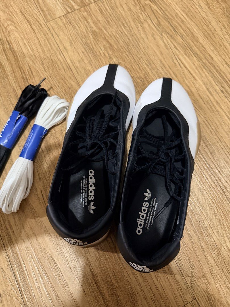 Adidas Taekwondo Mei Ballet (Category: Sneakers) located in Pasig City. Submitted by wandererscab_2.0 (Listing ID 1461034524, Image 2). Description: 💯 Original Used twice only Size: fits 7 women No issues. Good condition These are not UKAY, they are all my personal pre-loved/brand new clothes/shoes/things MOP: bdo or gcash Shipping c/o the buyer.