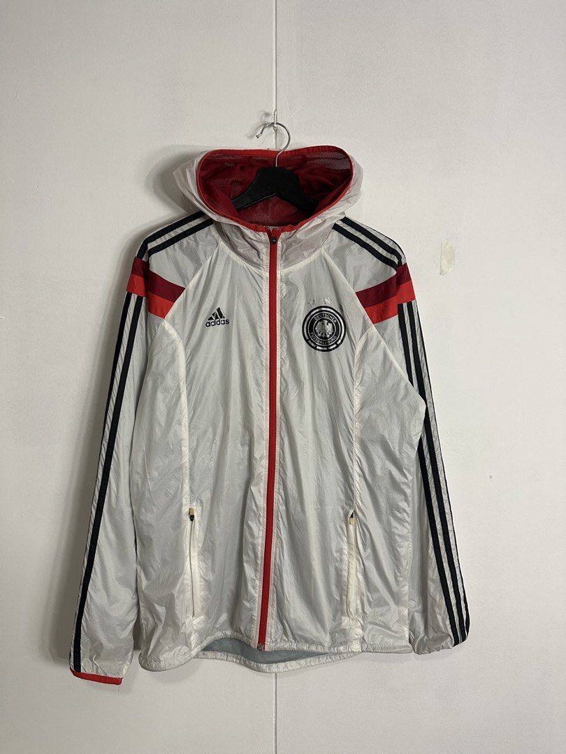 Adidas Windbreaker (Category: Coats, Jackets and Outerwear) located in Las Pinas. Submitted by archimedes.joaquin (Listing ID 1461033925, Image 1). Description: excellent condition - 9.5/10 color rate - sz large 22 width 27 length - no issue authentic.