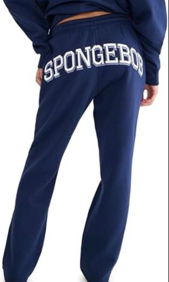 Aeropostale x spongebob flare sweatpants - Y2k vibes flare pants (Category: Other Bottoms) located in Palayan City. Submitted by erae_lf (Listing ID 1461073126, Image 1). Description: no issue excellent condition 9/10 color rate 9/10 flared sweatpants embroidery design size medium on tag waist: 32-36" length: 42" opening: 10" dm me location: Palayan City Nueva Ecija.