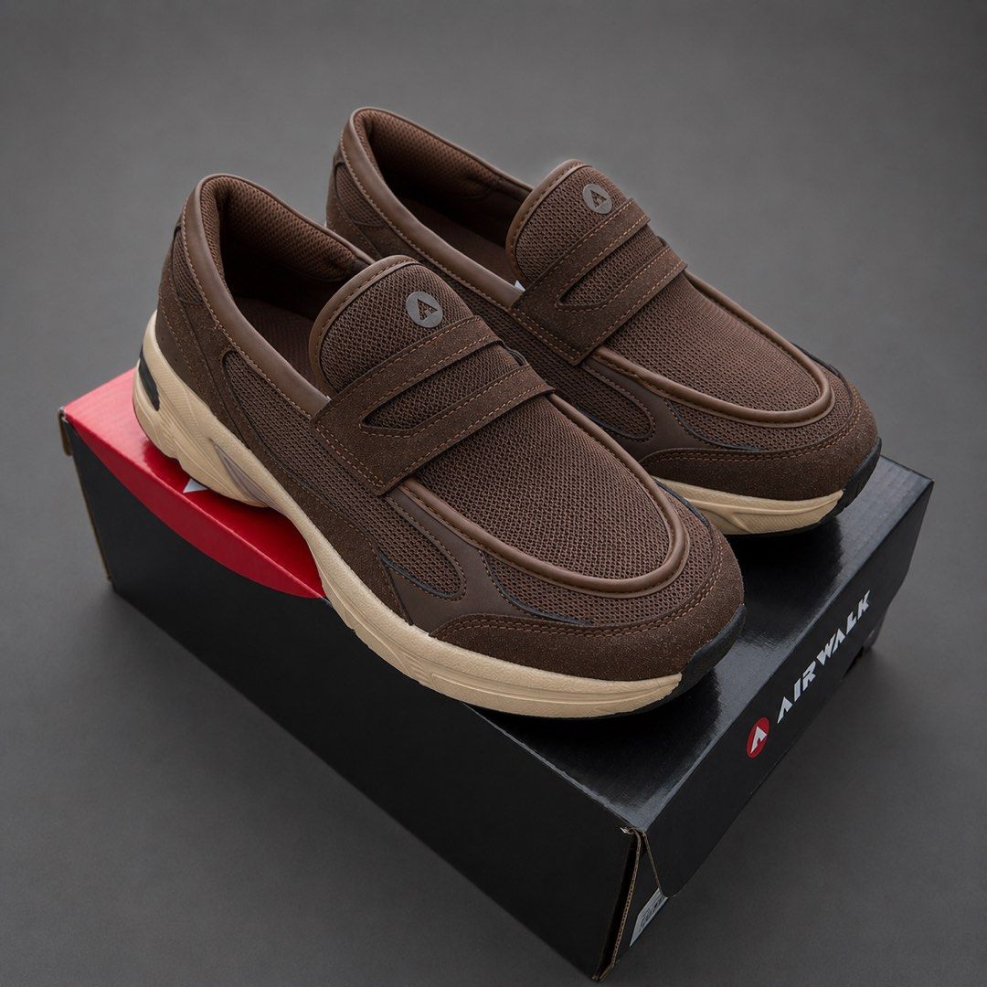 AIRWALK ECLATE LOOFERS (Category: Casual Shoes) located in Taguig. Submitted by secrethideout_official (Listing ID 1460950916, Image 2). Description: Airwalk Eclate “DK Brown” Sizes: 41 | 42 | 43EUR 📍1,499 PESOS ONLY‼️ 📍1,499 PESOS ONLY‼️ BELOW SRP ✅ Brandnew w/ Box ✅ Legit / Original ✅ Refund if FAKE ✅ Add shipping ✅ No last price ✅ Available for COD Shipping: - Lalamove (Metro Manila) - LBC (Nationwide) - Gogo Xpress (Nationwide) Mode of Paym