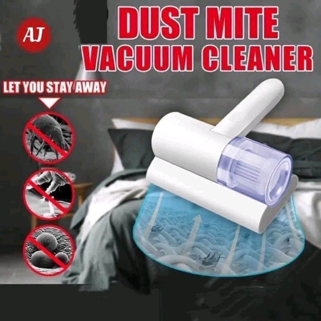 AJ Dust Mite Vacuum Cleaner - Wireless UV Sterilization (Category: Vacuum Cleaner & Housekeeping) located in Manila. Submitted by marvieobordo (Listing ID 1460930143, Image 2). Description: - Powerful 15KPa suction to remove dust mites and allergens. - Wireless and rechargeable for ultimate convenience. - UV-C sterilization kills 99.9% of mites. - Effectively cleans visible dander, hair, and dust. - Perfect for deep cleaning mattresses, sofas, an