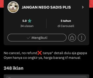 (Kategori: ) berada di . Dikirim oleh koookyku2 (ID iklan 1460960136, Gambar 1). Deskripsi: .