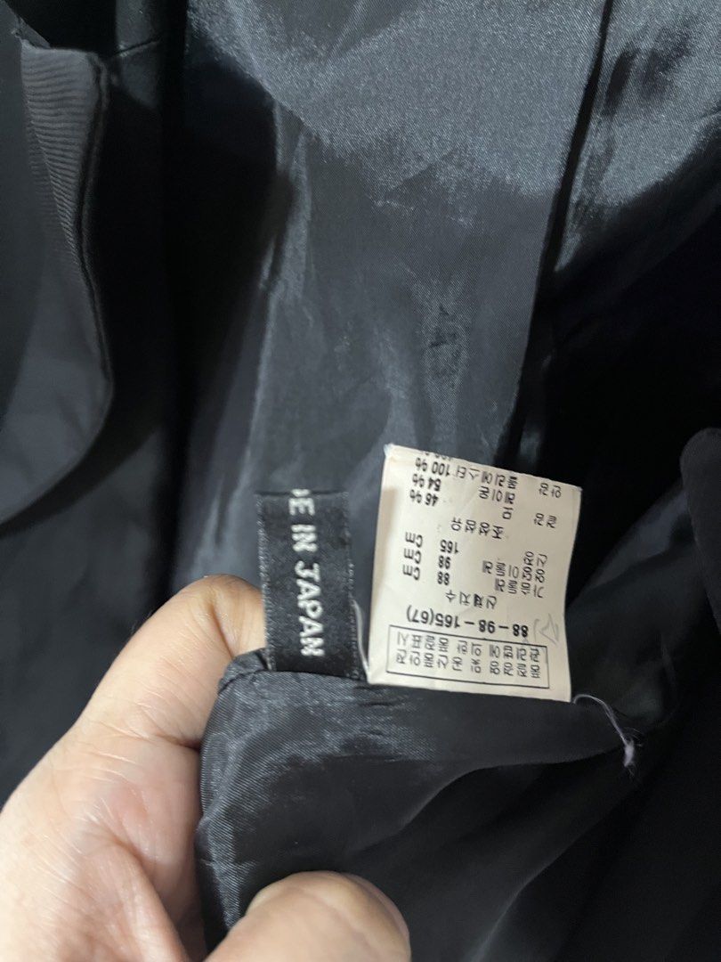 Anne Klein New York Black Blazer (Category: Coats, Jackets and Outerwear) located in Pasig City. Submitted by melaiski28 (Listing ID 1460997893, Image 3). Description: - Classic black blazer from Anne Klein New York - Single button closure - Fully lined interior - Made in Japan - Versatile for formal or casual wear.