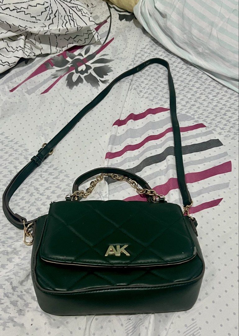 Anne Klein Sling Bag Dark Green (Category: Luxury Bags & Wallets) located in Marikina City. Submitted by itsquake (Listing ID 1461110145, Image 2). Description: Issue: Rubs.