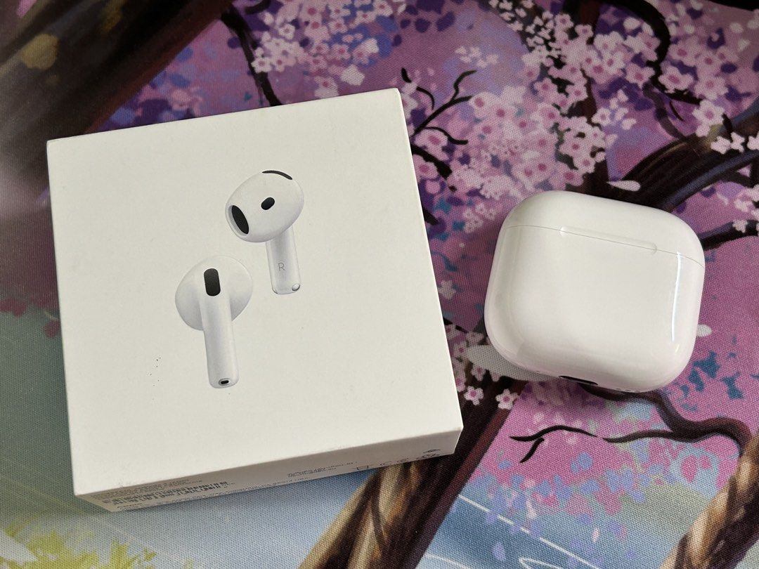 Apple AirPods 4 with ANC (Category: Earphones) located in Agdangan. Submitted by keleusitel_ (Listing ID 1460963418, Image 2). Description: - ANC model - Working perfectly - With Box and Receipt (Php 11,490) - Bought at Open Source by Beyond the Box (Parqal, Nov 2024) - Minimal scratches, used with care, regularly cleaned (see photos) - Reason for selling: Upgrade to AirPods 5 😉 - Price is negotiable - Meet-up: Buyer may fully test the AirPods d