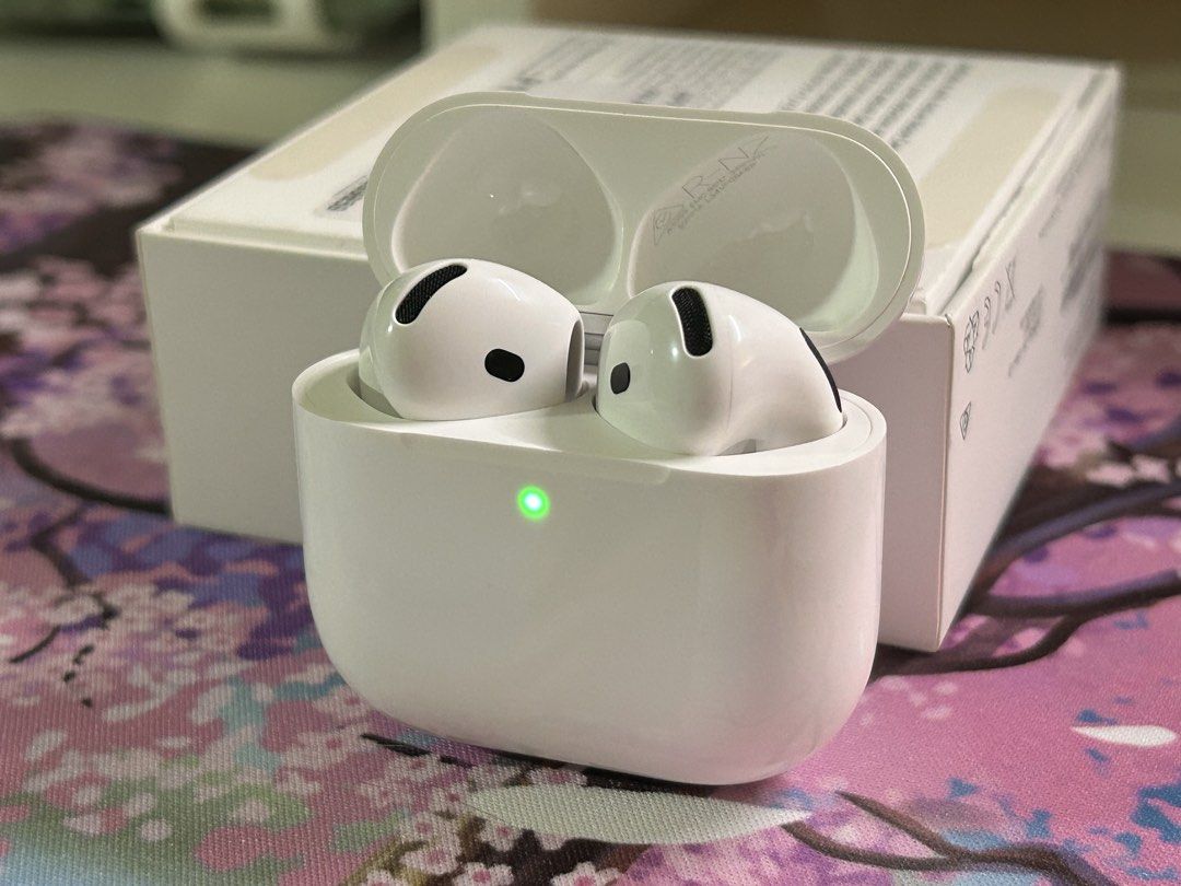 Apple AirPods 4 with ANC (Category: Earphones) located in Agdangan. Submitted by keleusitel_ (Listing ID 1460963418, Image 1). Description: - ANC model - Working perfectly - With Box and Receipt (Php 11,490) - Bought at Open Source by Beyond the Box (Parqal, Nov 2024) - Minimal scratches, used with care, regularly cleaned (see photos) - Reason for selling: Upgrade to AirPods 5 😉 - Price is negotiable - Meet-up: Buyer may fully test the AirPods d