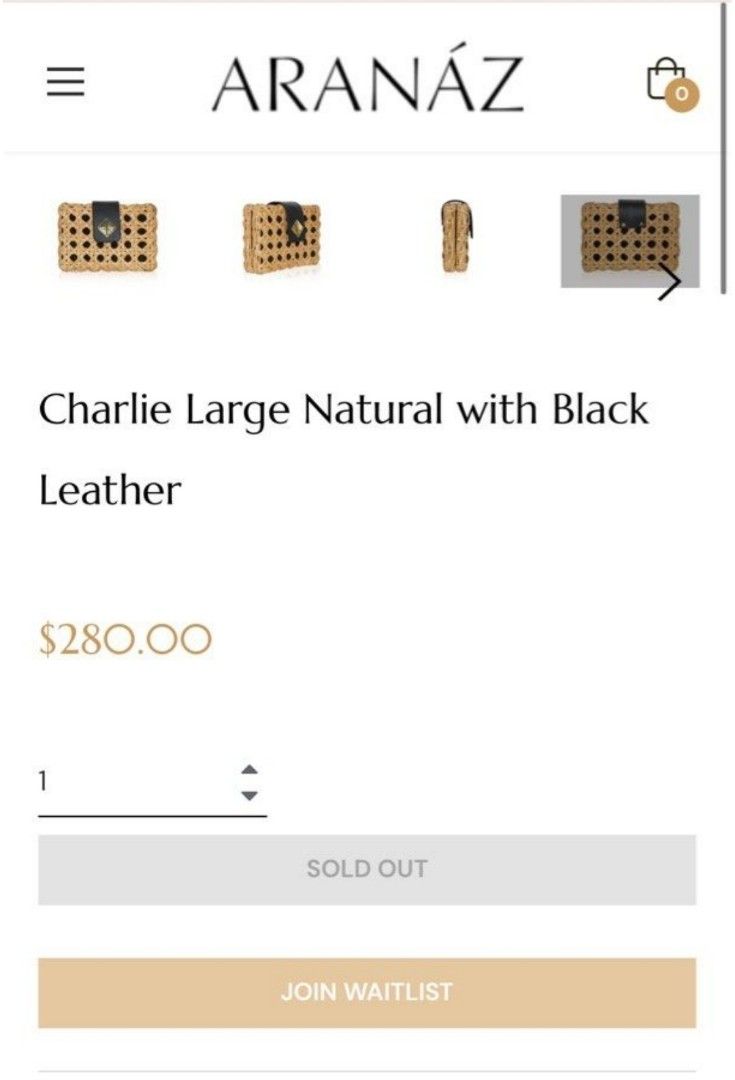 ARANAZ Charlie Large - Black Leather (Category: Shoulder Bags) located in Manila. Submitted by nezzzra (Listing ID 1460937042, Image 2). Description: - Authentic ARANAZ Charlie Large shoulder bag - Comes with black leather strap - sold out online - used once, no flaws - price negotiable.