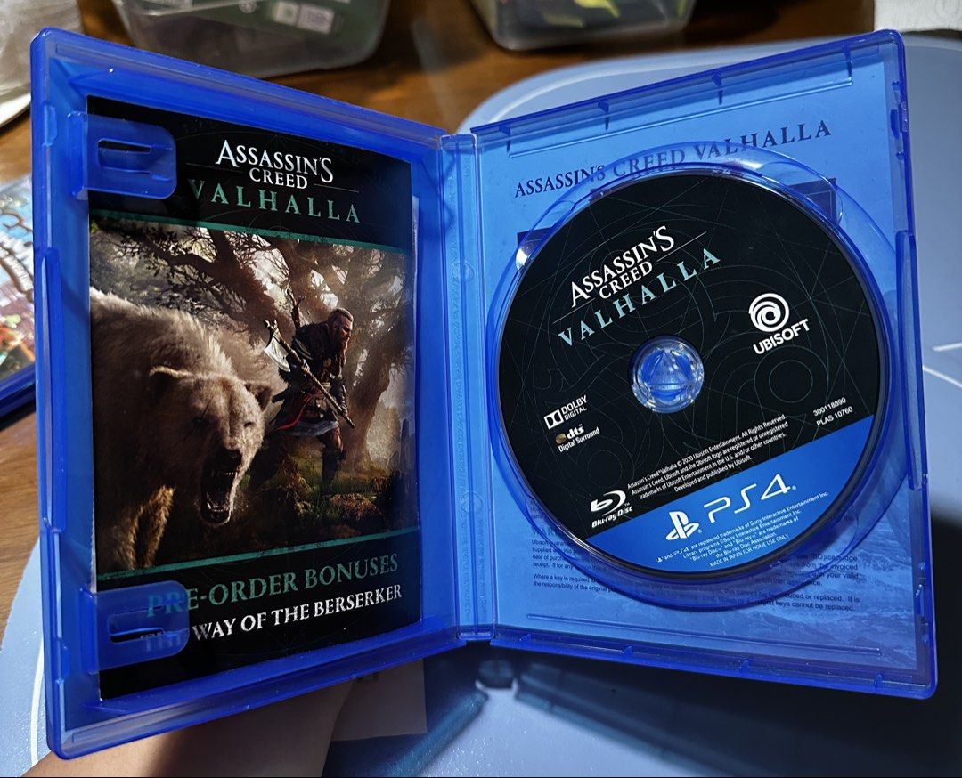 Assassin's Creed Valhalla Limited Edition PS4 Game (Category: PlayStation) located in Cavite. Submitted by debbieafrica (Listing ID 1460991555, Image 2). Description: - Assassin's Creed Valhalla Limited Edition for PS4 - Includes full game and additional digital content - Comes with Pre-Order Bonuses: The Way of the Berserker - PS5 upgrade available - Developed by Ubisoft.