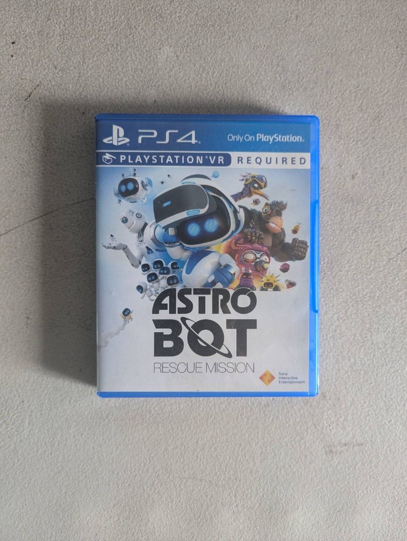 Astro Bot Rescue Mission PS4 PSVR Game (Category: PlayStation) located in Manila. Submitted by nicedreams (Listing ID 1460989386, Image 1). Description: For Sale PS4 Astro Bot Rescue Mission Arguably the best game on PSVR Item is in great condition. .