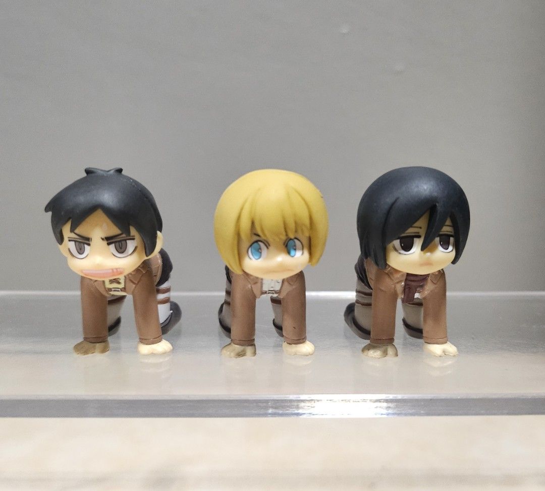 Attack on Titan Chibi Figures (Category: Figurines & Statues) located in Manila. Submitted by rafmisola08 (Listing ID 1461017513, Image 1). Description: Sold as set only. .