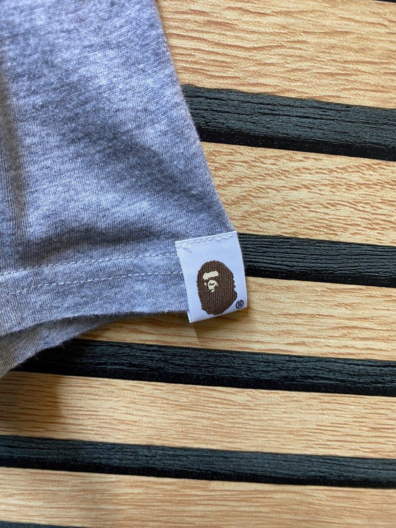 AUTHENTIC BAPE BICOLOR “BUSY WORKS” (Category: Shirts) located in Makati City. Submitted by drip.poww (Listing ID 1461101093, Image 3). Description: - Authentic Bape - Color: Gray - Size: Meduim - Dimes: 21x28 - Authentic - Excellent condition - Need wash, fresh from bale - Material: 100% Cotton Please don’t expect too much—these are thrifted (ukay) items. 😊 !!STILL NEGOTIABLE!!.