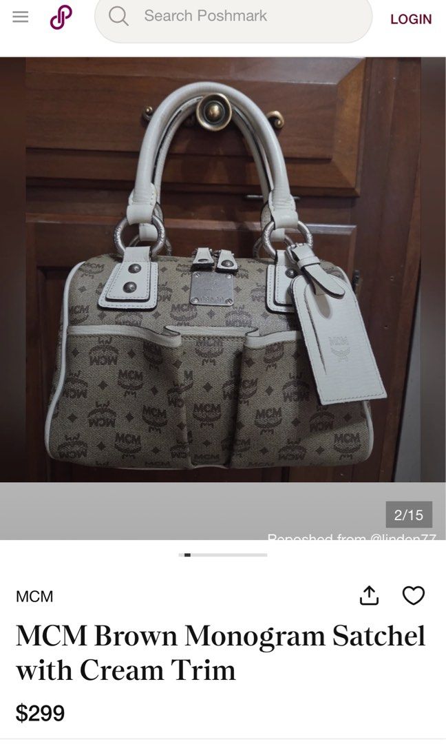 💯Authentic MCM Mini Boston Bag Cream (Category: Luxury Bags & Wallets) located in Paranaque City. Submitted by authentic_mj (Listing ID 1151596816, Image 2). Description: CHRISTMAS SALE! Name your price 🙂 Recently came back from Rockwell BagRx Bag Spa Preloved Authentic from Japan MCM Munchen Mini Bowler Bag Recolored lining Missing handtag/luggage tag Rank AB w/ original dustbag.