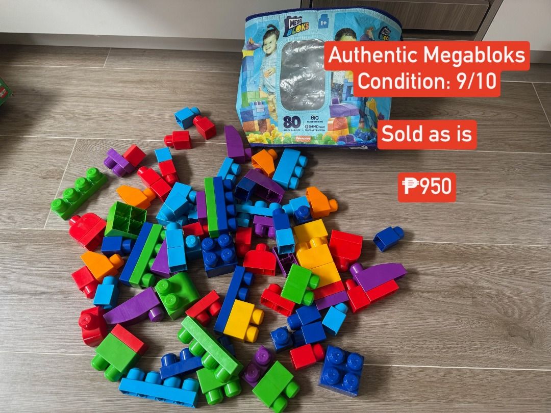 Authentic Mega Bloks Building Blocks Set (Category: Lego & Building Sets) located in Davao. Submitted by renewfinds (Listing ID 1461089102, Image 1). Description: - Authentic Mega Bloks set - Sold as is - Price: P950.
