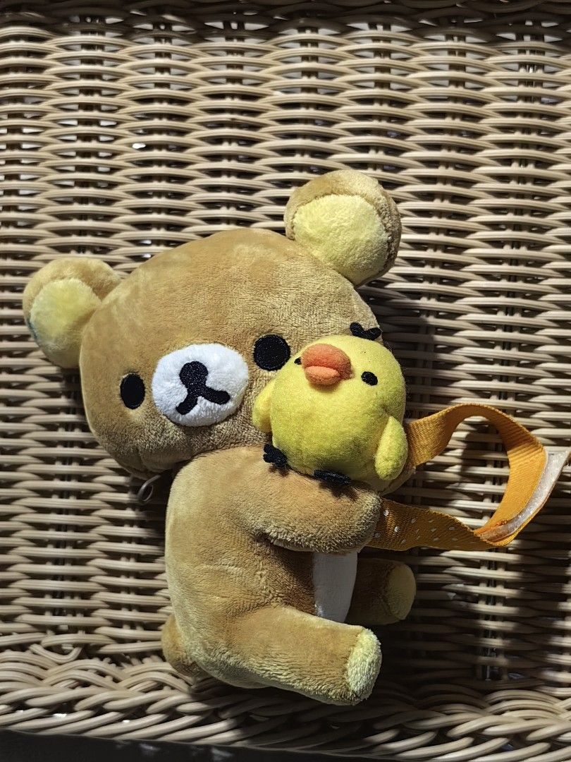 authentic San-X Rilakkuma holding Kiiroito (Category: Plushies & Soft Toys) located in Calamba. Submitted by princesspauliney. (Listing ID 1461044137, Image 3). Description: authentic San-X Rilakkuma holding Kiiroito Shoppee check out GCASH payment.