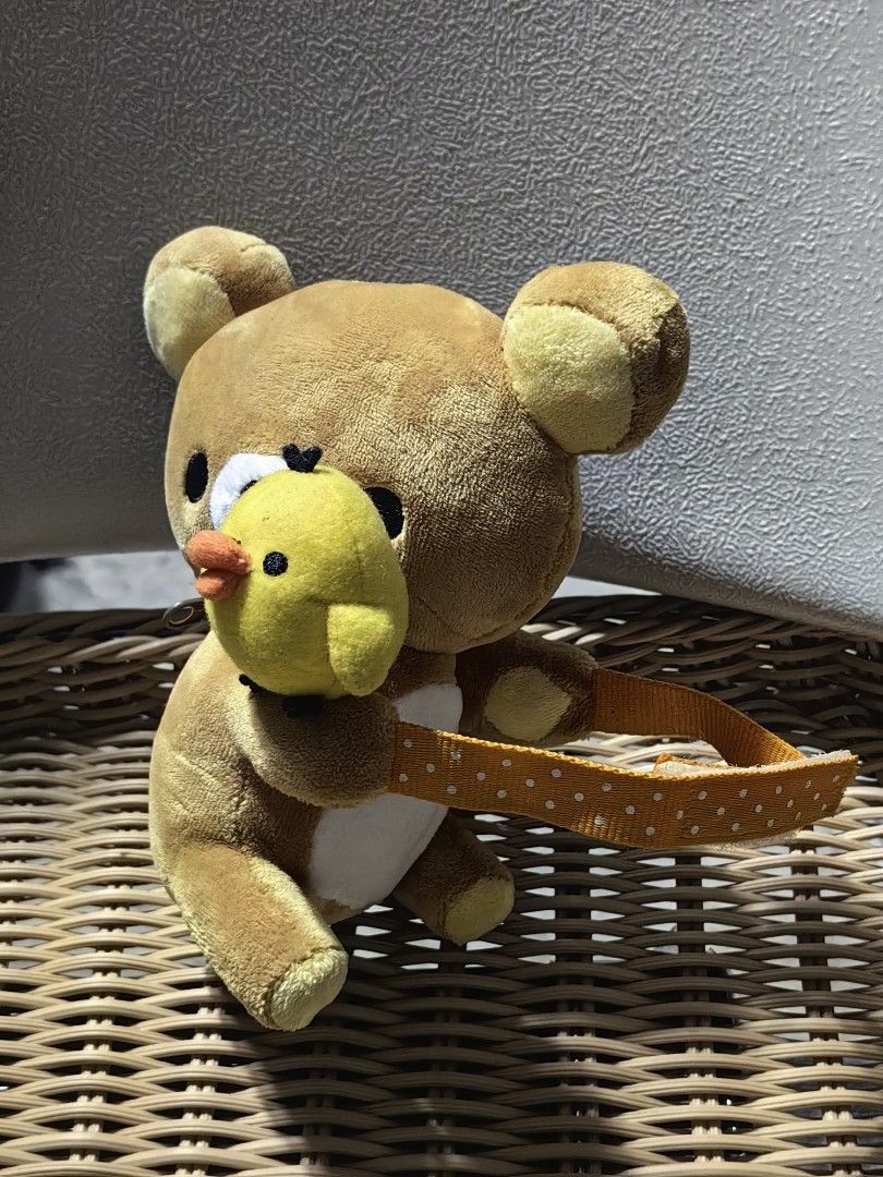 authentic San-X Rilakkuma holding Kiiroito (Category: Plushies & Soft Toys) located in Calamba. Submitted by princesspauliney. (Listing ID 1461044137, Image 2). Description: authentic San-X Rilakkuma holding Kiiroito Shoppee check out GCASH payment.
