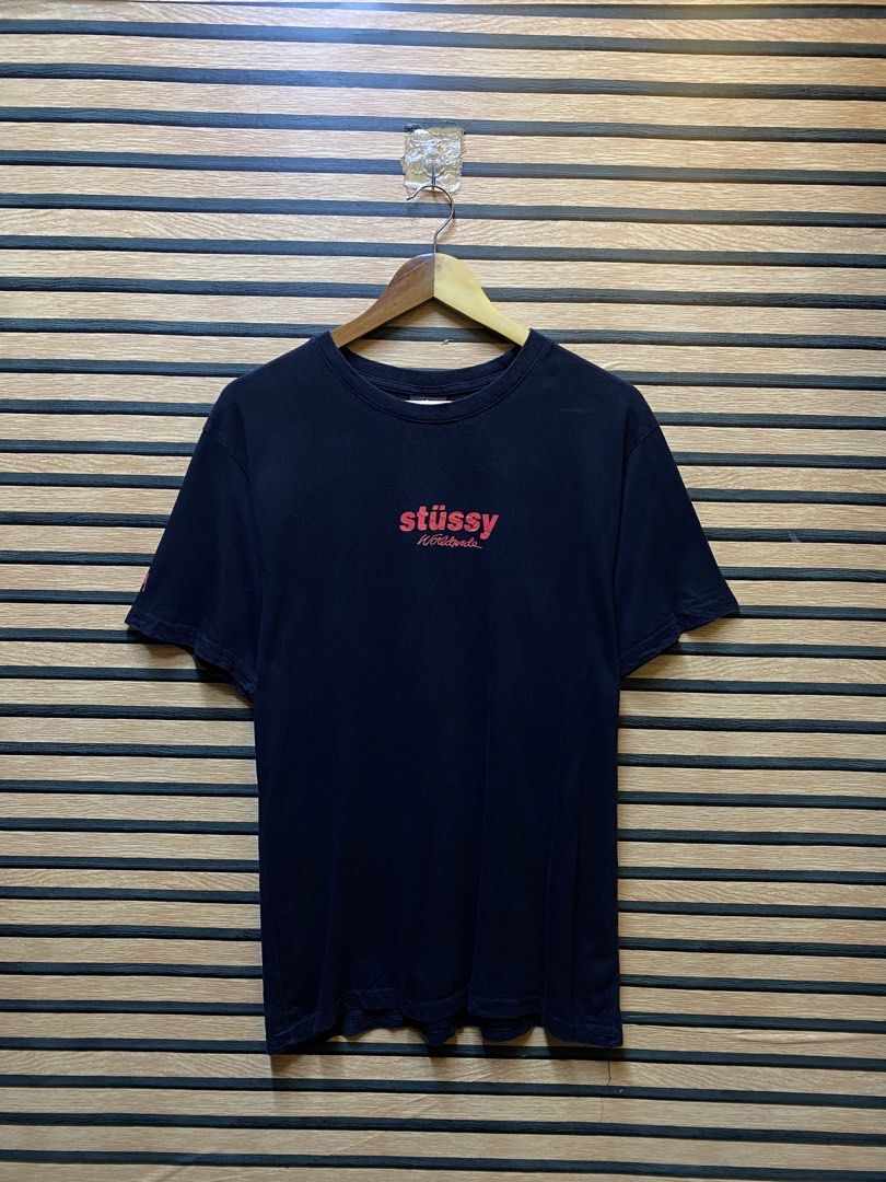 AUTHENTIC STUSSY WORLD TOUR TEE (Category: Tshirts & Polo Shirts ) located in Makati City. Submitted by drip.poww (Listing ID 1461095954, Image 2). Description: - Authentic Stussy - Color: Black - Size: Large - Dimes: 22x29 - Authentic - Excellent condition - Need wash, fresh from bale - Material: 100% Cotton Please don’t expect too much—these are thrifted (ukay) items. 😊 !!STILL NEGOTIABLE!!.