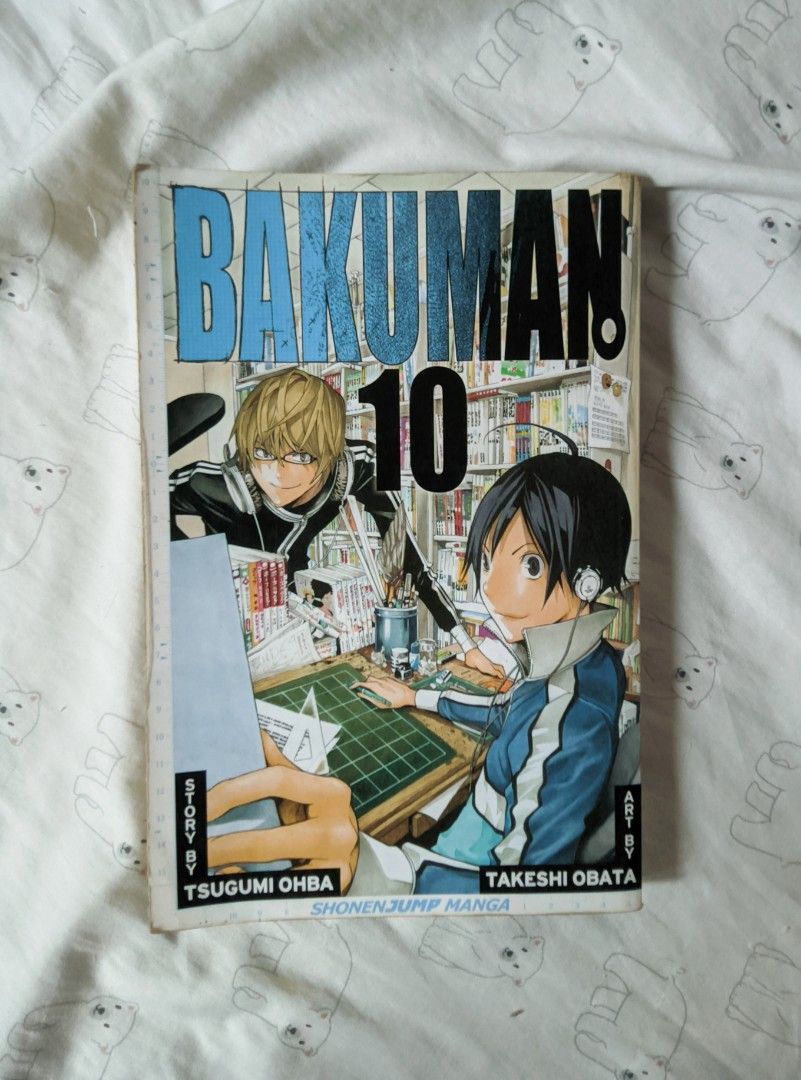 bakuman vol. 10 manga (Category: Comics & Manga) located in Butuan. Submitted by kkkai.zzzzz (Listing ID 1460935026, Image 1). Description: - 300 if take all 4 bakuman volumes - bakuman volume 10 manga - english translated shonenjump manga - slight tanning on pages - minor stains - rfs: decluttering.
