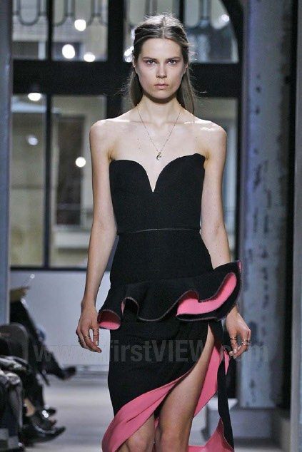 Balenciaga Spring 2013 tech skirt (Category: Luxury Apparel) located in Quezon City. Submitted by raccoonfur (Listing ID 1460960880, Image 1). Description: Balenciaga by Nicolas Ghesquiere Spring 2013 pleated skirt. His last collection for Balenciaga. Has some tiny holes and snags. Retro punk vibes. Flat measurement: Waist 37cm Length 43cm.