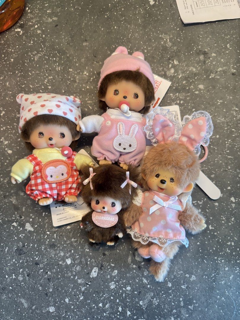 Bebicchichi & Moncchichi (Category: Plushies & Soft Toys) located in Binangonan. Submitted by cescollects (Listing ID 1461085449, Image 1). Description: ‼️WTS LFB UFS NFT‼️ Bebicchichi Pink Rabbit - 1500 Bebicchichi x Hello Kitty - 1700 Bebicchichi Girl - SOLD Moncchichi HK Polka Dots - 1800 — onhand and ready to ship — brand new with tag mop: gcash/gotyme/maya mod: lalamove/grab/j&t 📍taft/rizal .