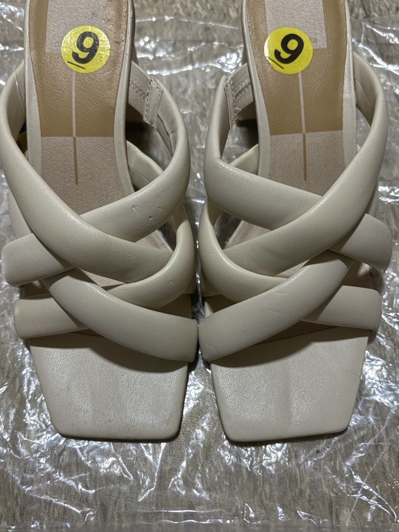 Beige Puffy Strap Square Toe Heeled Sandals Size 6 (Category: Flats & Sandals) located in Pasig City. Submitted by aalovee (Listing ID 1461031415, Image 1). Description: Brand New - Bought it from US Marshalls - Brand: Dolce Vita - Color: Beige - Style: Heeled sandals - Features: Puffy criss-cross straps, square toe .