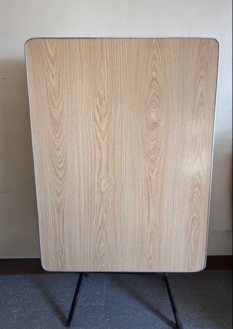 Big foldable table & Small study table (Category: Tables & Sets) located in Manila. Submitted by ljmd_sell (Listing ID 1460959716, Image 2). Description: Big table: 61 cm x 81 cm x 76cm (height).