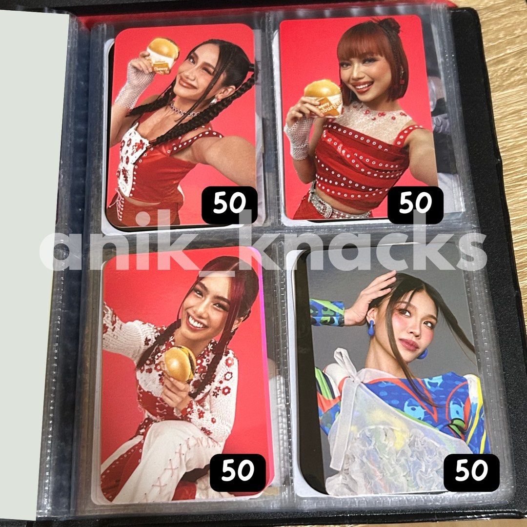 BINI photocard (Category: Raw Singles) located in Quezon City. Submitted by mt_20 (Listing ID 1461080099, Image 2). Description: Wts lfb bini photocard (price in pic) binified, jollibini v1, fudgee bar, grand biniverse stacey maloi mikha sheena gwen 🏷️ aiah colet jhoanna mikhaiah macolet jhocey hambebe modess enervon sterling nbs baobab wtb lfs pc mop: gcash gotyme maribank mod (qc loc): jnt grab lalamove.