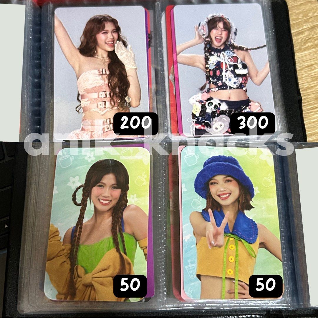 BINI photocard (Category: Raw Singles) located in Quezon City. Submitted by mt_20 (Listing ID 1461080099, Image 1). Description: Wts lfb bini photocard (price in pic) binified, jollibini v1, fudgee bar, grand biniverse stacey maloi mikha sheena gwen 🏷️ aiah colet jhoanna mikhaiah macolet jhocey hambebe modess enervon sterling nbs baobab wtb lfs pc mop: gcash gotyme maribank mod (qc loc): jnt grab lalamove.